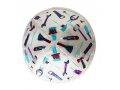 Embroidered Kippah for Children, Tools on White - Yair Emanuel