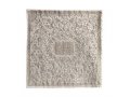 Embroidered Silk Floral Matzah & Afikoman Cover, Silver, Sold Separately - Yair Emanuel