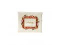 Embroidered Tallit and Tefillin Bag Set, Jerusalem Frame on Off White - Yair Emanuel