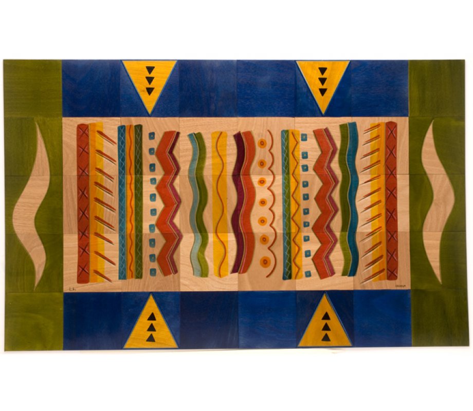 Etno Design Floor Mat - Kakadu