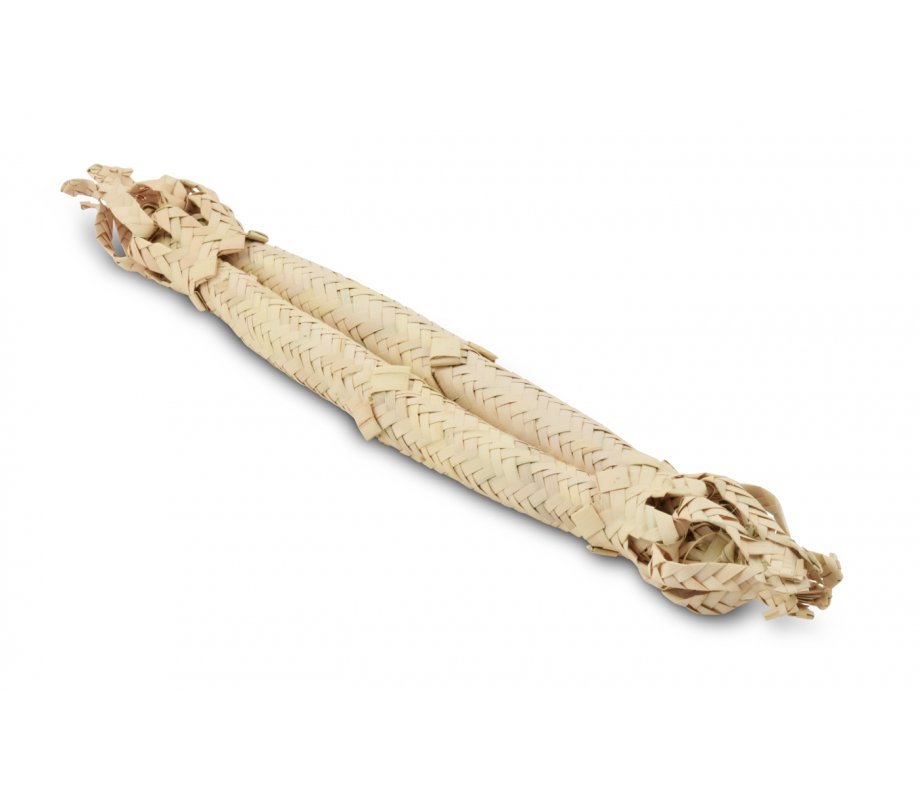 Extra Long Handmade Besamim Spice Holder - Koishiklach from Lulov Palm Leaves