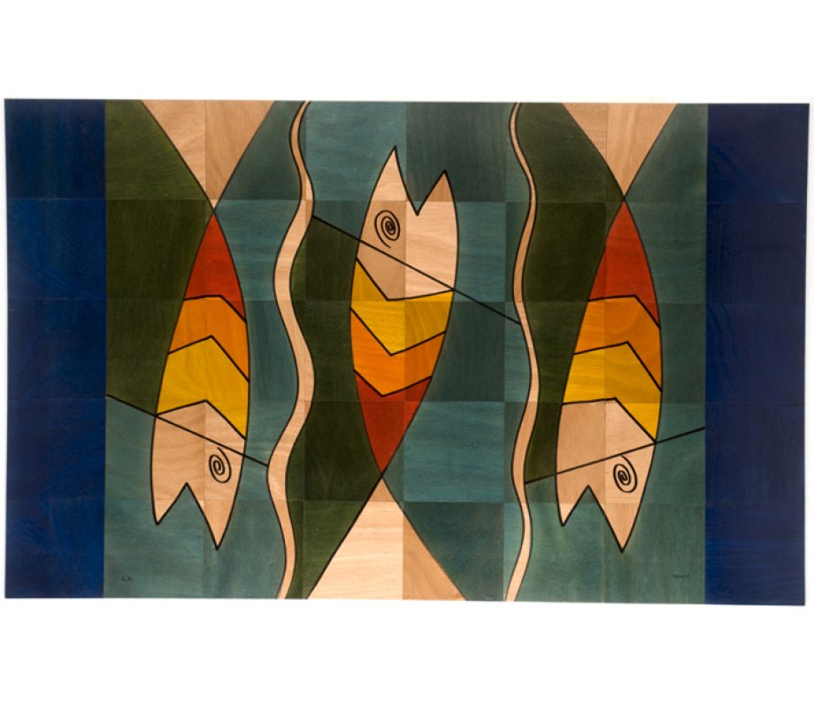 Fish Design Floor Mat - Kakadu