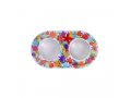 Floral Design Glass and Metal Candle Holders for Tea Lights - Yair Emanuel