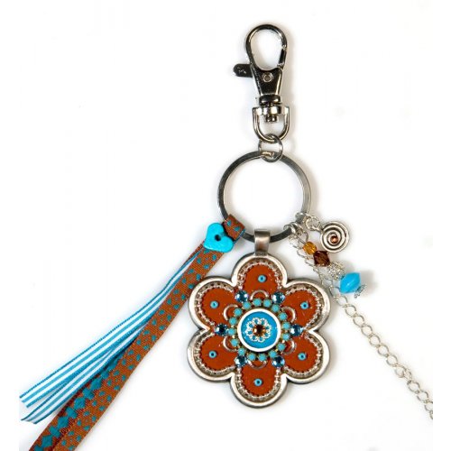 Flower Keychain in Red by Shahaf