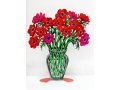 Free Standing Double Sided Flower Vase Sculpture - Poppies Large by David Gerstein