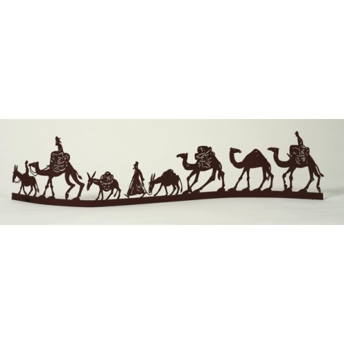 Free Standing Double Sided Sculpture - Caravan Silk Route by David Gerstein