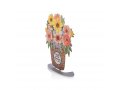 Free Standing Floral Design Table Stand, Bounty and Success Blessings - Dorit Judaica