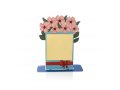 Free Standing Floral Design Table Stand for Memo Pads - Dorit Judaica
