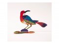 Friendly Bird Free Standing Double Sided Steel Sculpture - David Gerstein