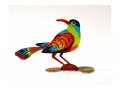 Friendly Bird Free Standing Double Sided Steel Sculpture - David Gerstein