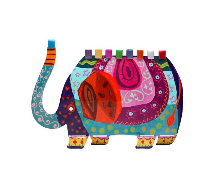 Fun Chanukah Menorah, Elephant - Yair Emanuel