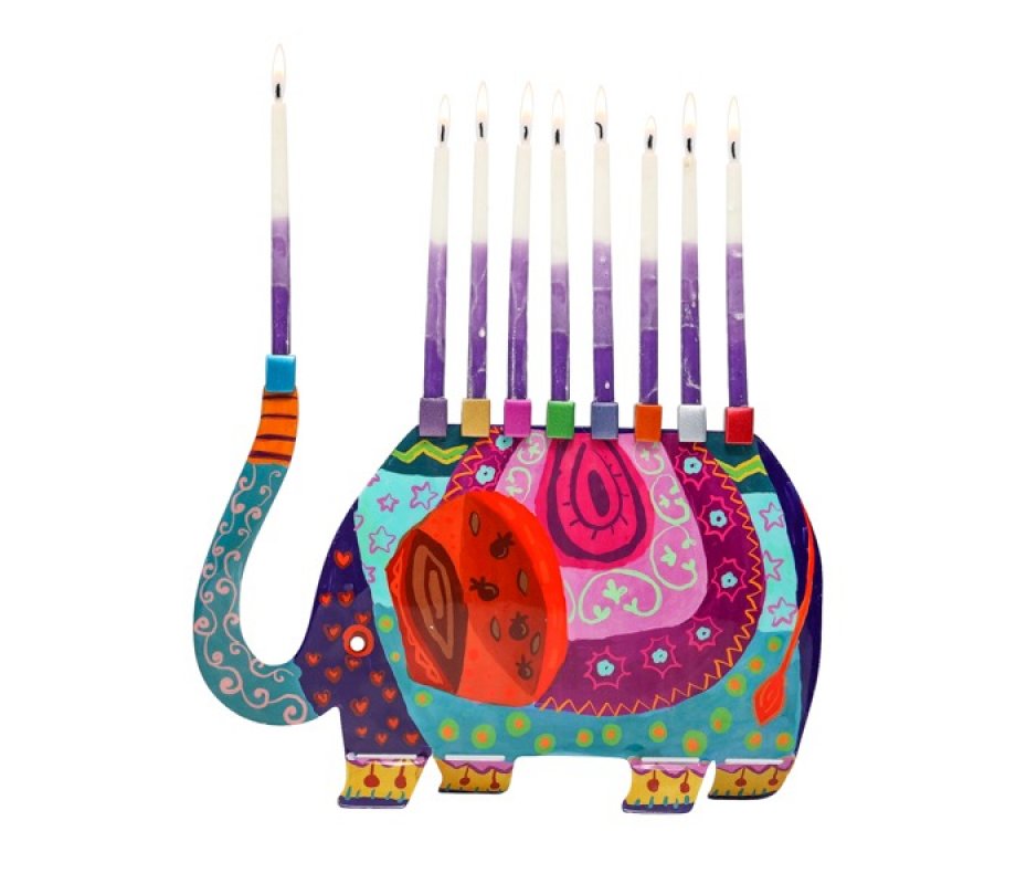 Fun Chanukah Menorah, Elephant - Yair Emanuel