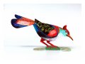 Gifted Bird Free Standing Double Sided Steel Sculpture - David Gerstein