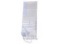 Gilboa Light Weight Wool Prayer Shawl Tallit by Talitnia - Silver Strips