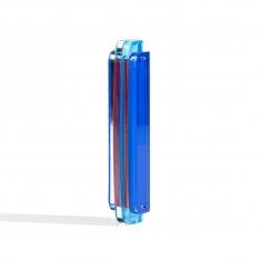 Glass and Acrylic Israel Museum Mezuzah Case - Choice of colors