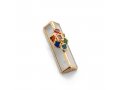 Glass and Metal Israel Museum Mezuzah Case - Colorful Cluster