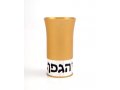 Gold Aluminum Havdalah Set by Agayof