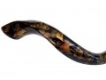 Gold Grapevine Hand Painted Yemenite Shofar