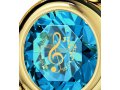 Gold Musical Note Swarovski Heart Necklace by Nano