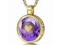 Gold Plate Nano I Love You Pendant