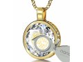 Gold Plate Nano I Love You Pendant