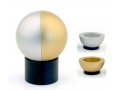 Gold Travelling Aluminum Shabbat Candlesticks Ball Series by Agayof