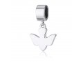 Graceful Dove Charm in Sterling Silver
