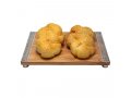 Grained Wood Challah Board with Decorative Metal Cutout Border - Yair Emanuel