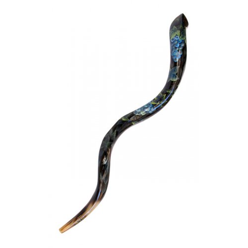 Grapevine Hand Painted Yemenite Shofar