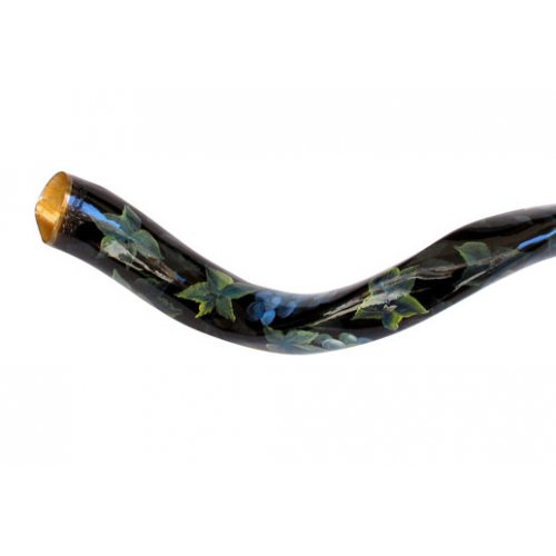 Grapevine Hand Painted Yemenite Shofar