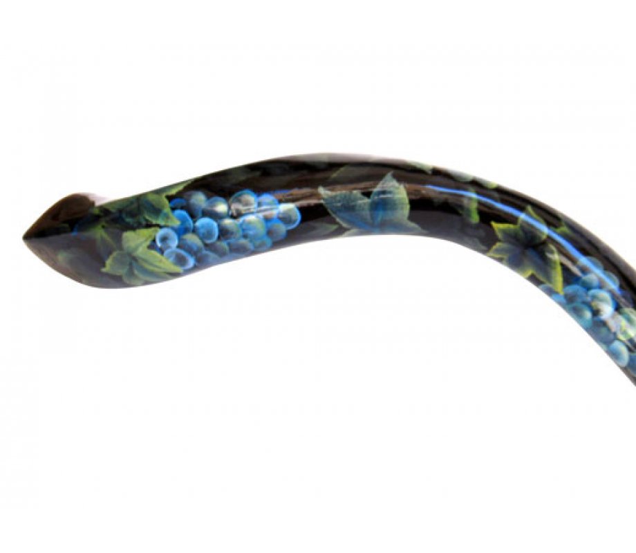 Grapevine Hand Painted Yemenite Shofar