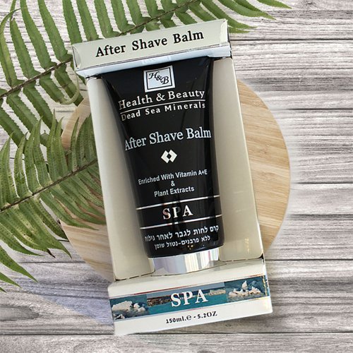 H&B After-Shave Balm for Men Enriched with Plant Extracts and Dead Sea Minerals