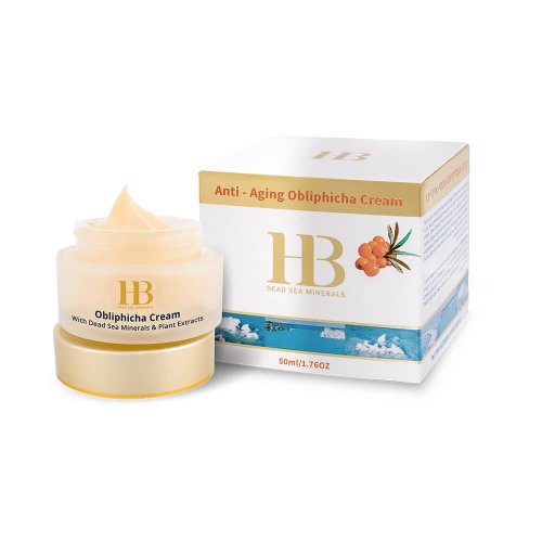 H&B Anti Aging Sea Buckthorn Obliphicha Facial Cream with Dead Sea Minerals