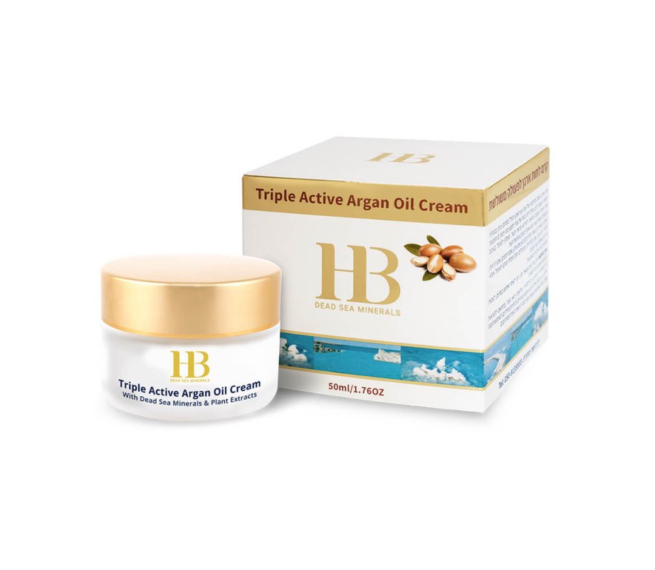 H&B Anti Aging Triple Active Argan Oil Cream - Night Treatment