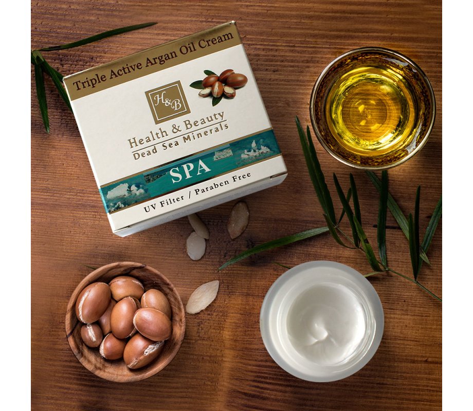 H&B Anti Aging Triple Active Argan Oil Cream - Night Treatment