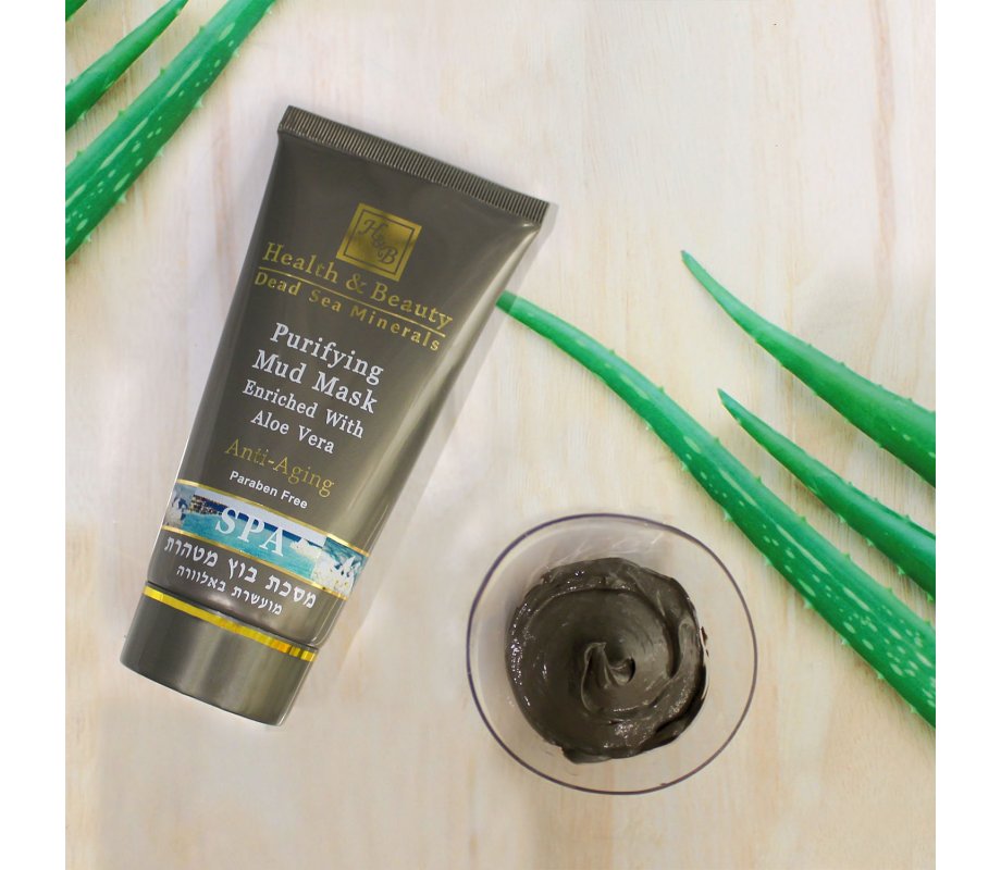 H&B Anti-Aging Purifying Mud Mask – Enriched with Aloe Vera and Oils