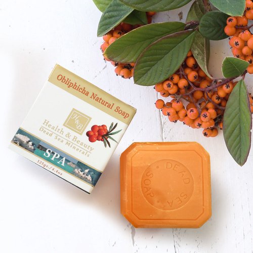 H&B Bar of Natural Sea Buckthorn Soap with Dead Sea Minerals