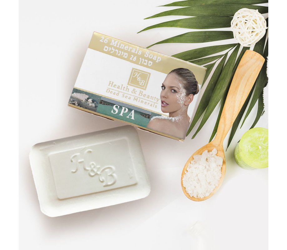 H&B Bar of Soap from the Dead Sea Enriched with 26 Minerals