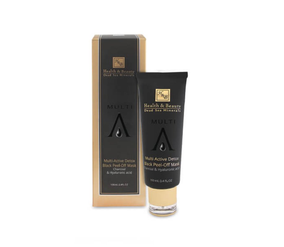 H&B Black Peel-Off Deep Cleansing Face Mask with Charcoal and Dead Sea Minerals