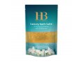 H&B Crystal Bath Salts with 26 Dead Sea Minerals - Lemon Color, Vanilla Aroma