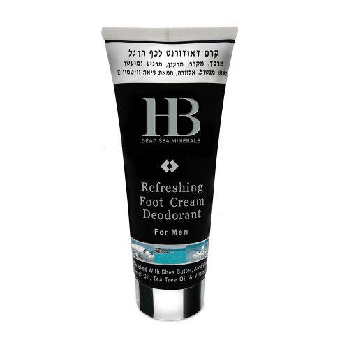 H&B Dead Sea Deodorant Foot Cream for Men