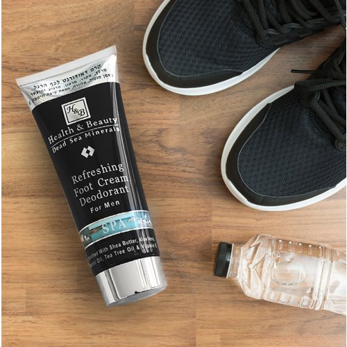 H&B Dead Sea Deodorant Foot Cream for Men