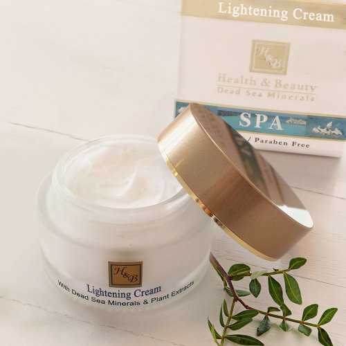 H&B Enriched Lightening Cream for Face and Body Stains - with Dead Sea Minerals