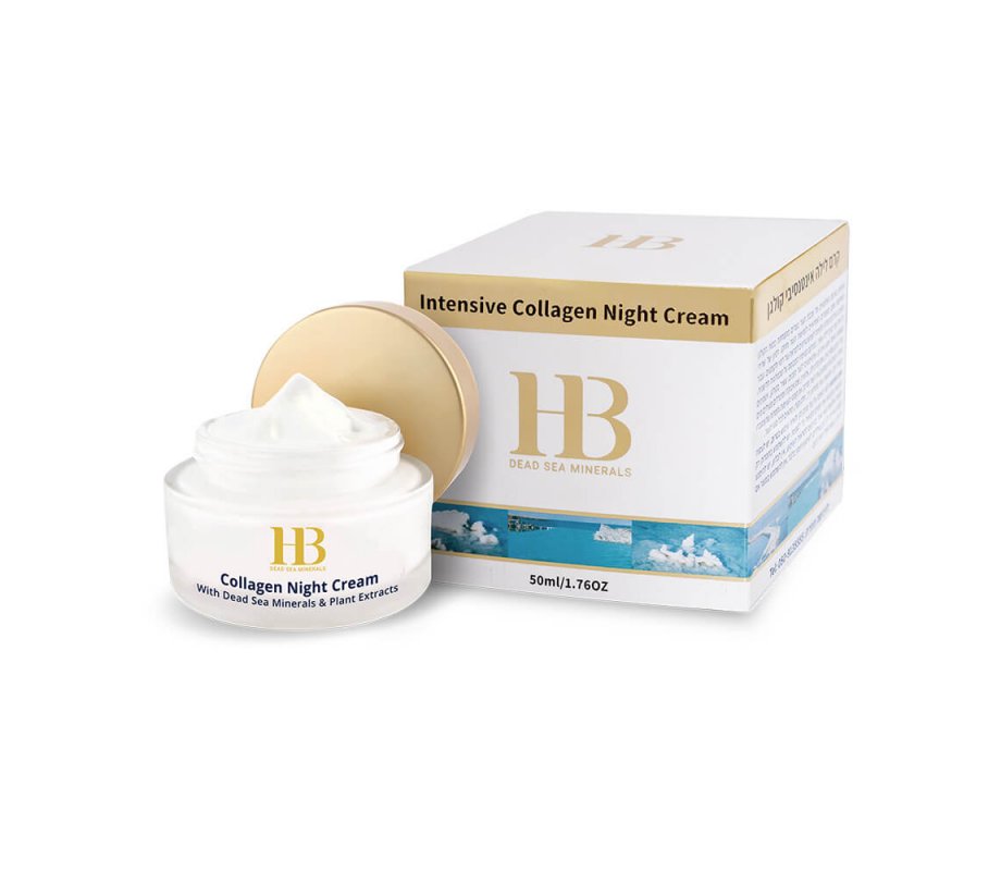 H&B Intensive Collagen Night Cream Enriched with Oils and Dead Sea Minerals