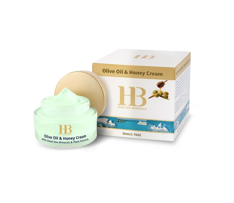 H&B Rich Moisturizing Cream with Honey, Olive Oil and Minerals from the Dead Sea