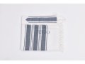 Halleluyah Wool Non Slip Tallit - Blue and Black Stripes