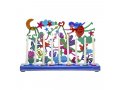 Hand Painted Chanukah Menorah, Colorful Fairy figures  Yair Emanuel