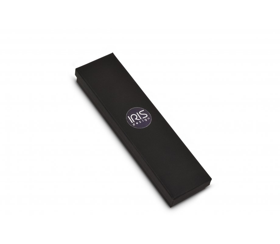 Handcrafted Ceramic Beaded Colorful Mezuzah Case, Flowers - Iris Design