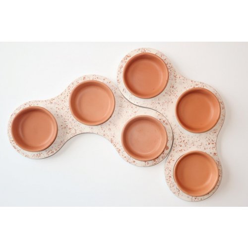 Handcrafted Passover Seder Plate, Terracotta Color - Graciela Noemi