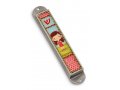 Handcrafted Pewter & Enamel Beaded Kids Mezuzah Case, Young Girl - Iris Design